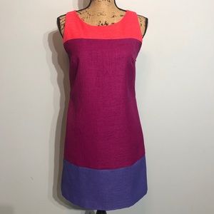 Oleg Cassini Color Block Dress Size 6